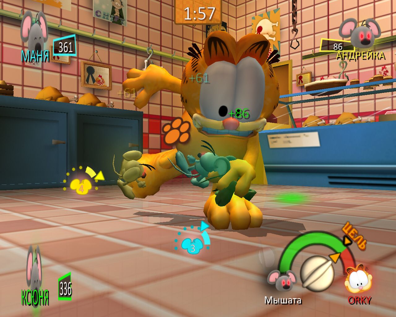 The Garfield Show: Threat of the Space Lasagna — скриншот 7