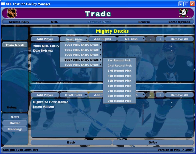 NHL Eastside Hockey Manager — скриншот 4