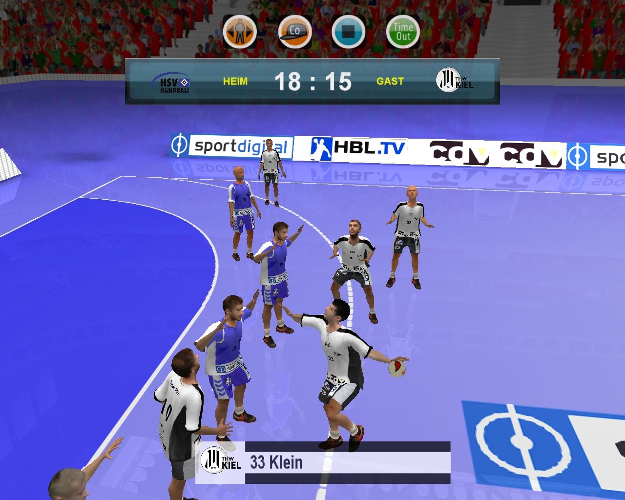 Handball Manager 2009 — скриншот 1