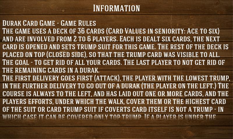 Durak Card Game — скриншот 2