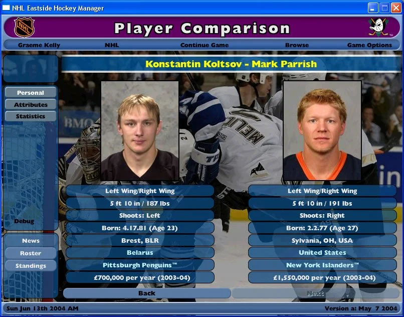 NHL Eastside Hockey Manager - кадр 18