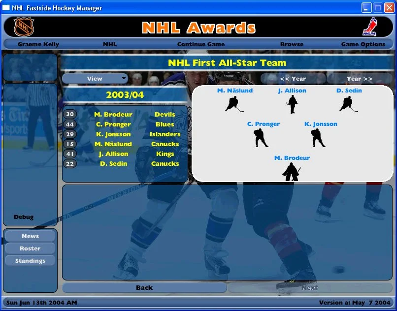 NHL Eastside Hockey Manager - кадр 14