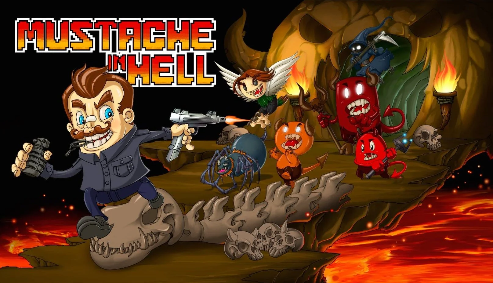 Mustache in Hell - кадр 1