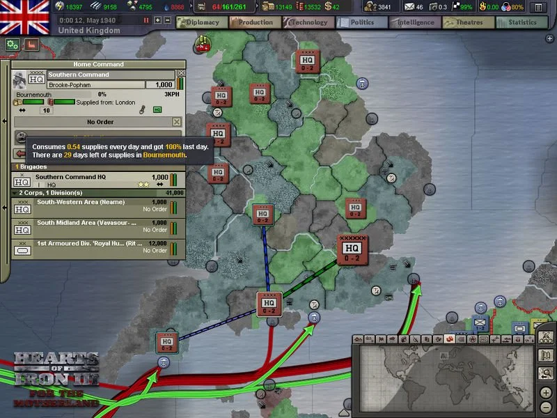 Hearts of Iron 3: For the Motherland - кадр 9