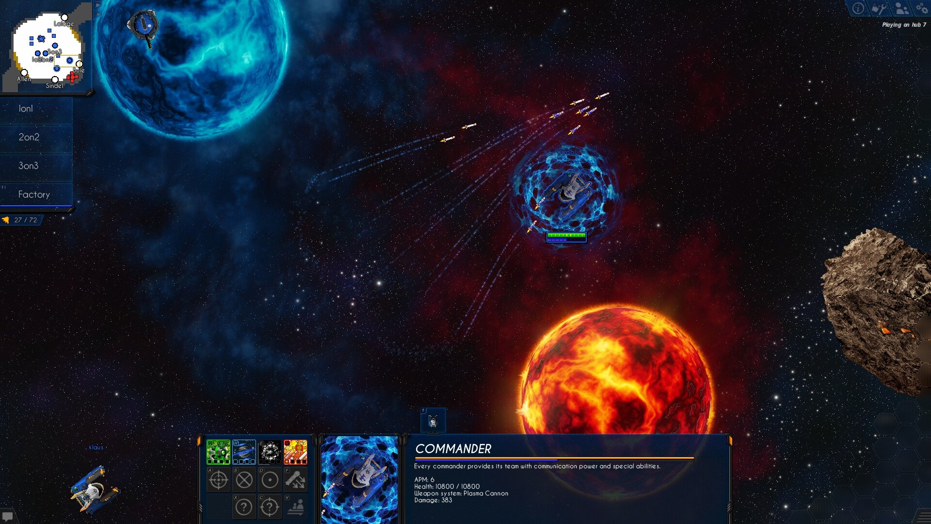 Asteroid Fight — скриншот 1