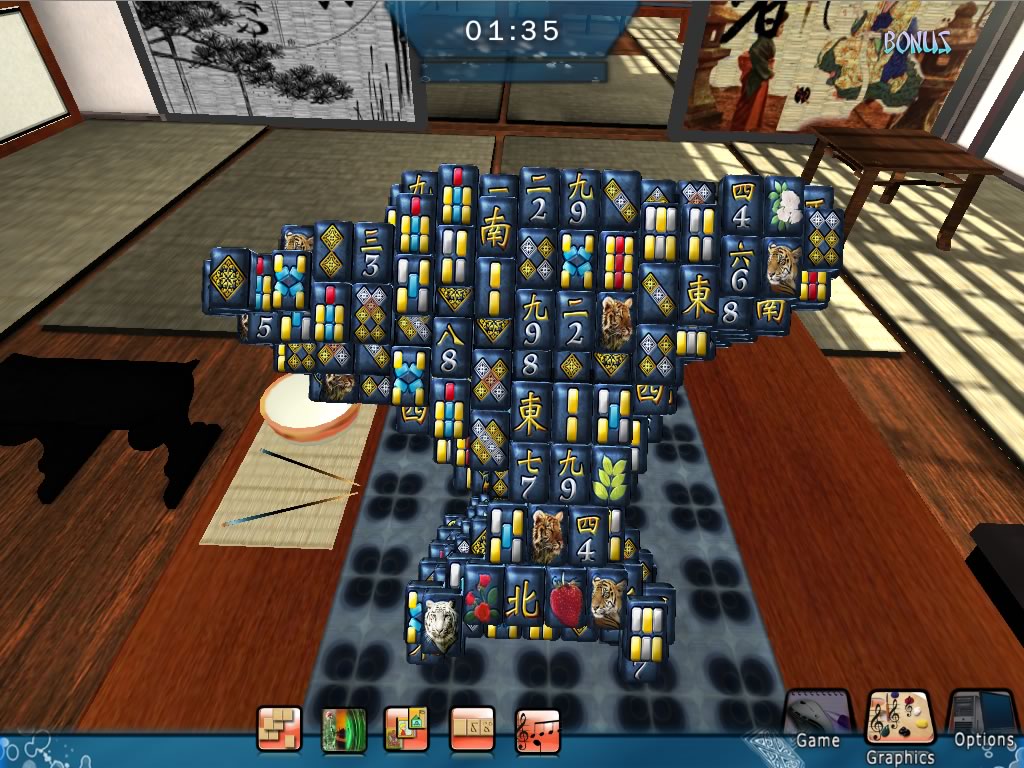Mahjongg Platinum Deluxe Edition — скриншот 1