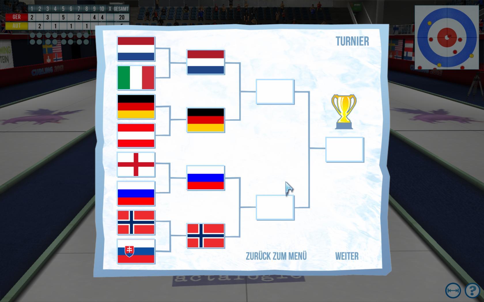 Curling 2012 — скриншот 1