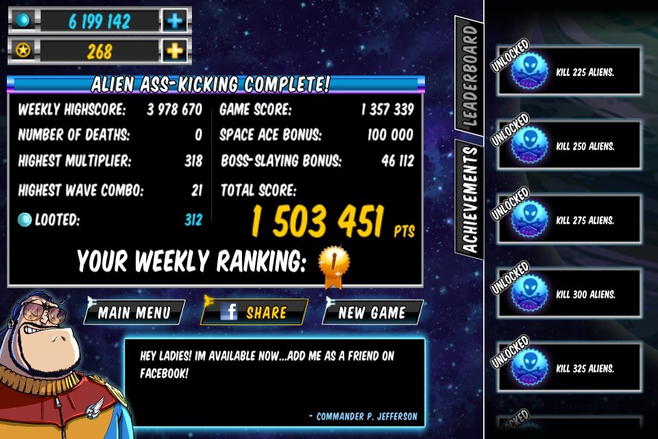 Space Shooter Blitz, A — скриншот 8