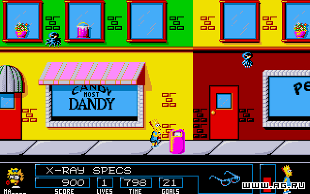 The Simpsons: Bart Simpson vs. the Space Mutants — скриншот 2