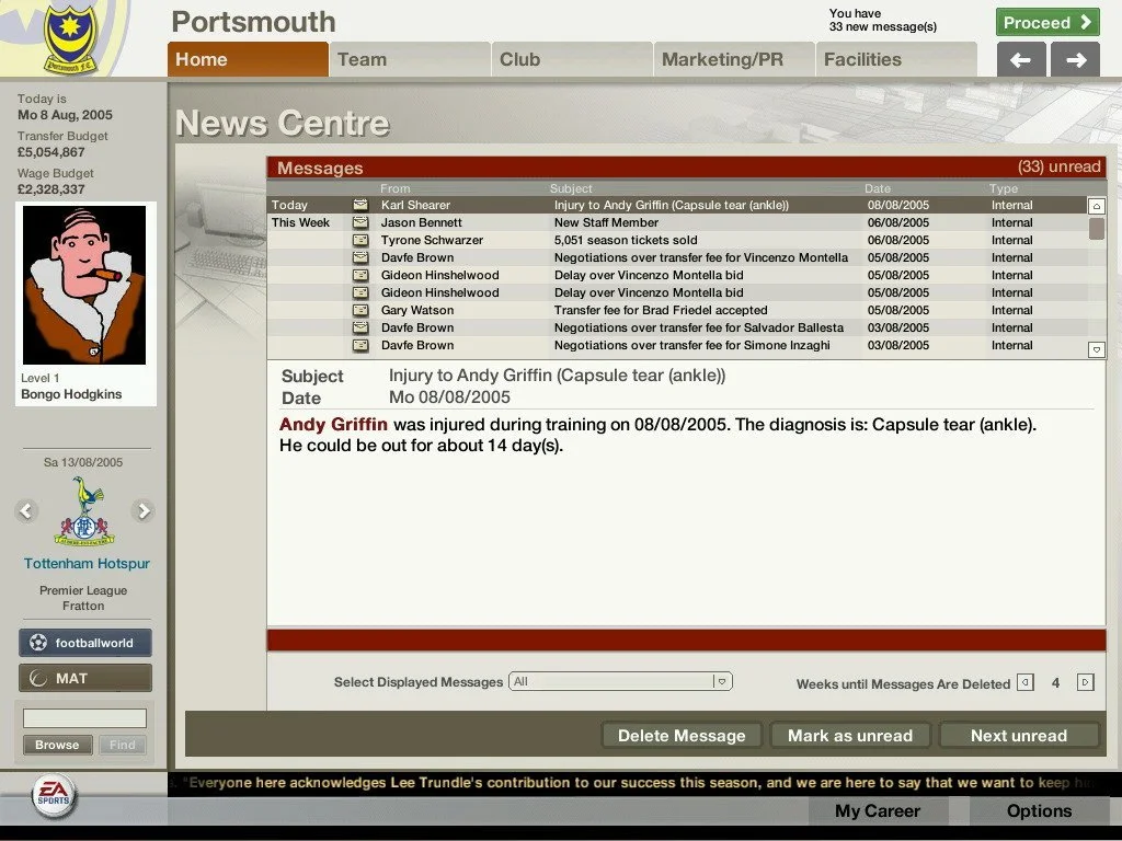 FIFA Manager 06 - кадр 16