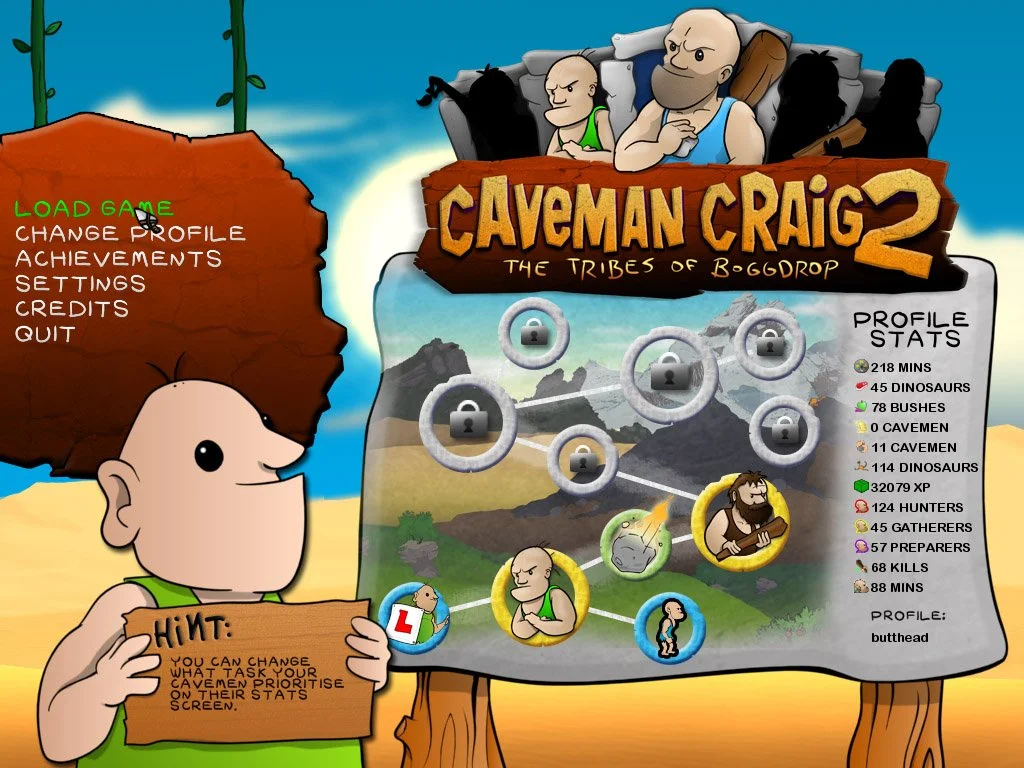 Caveman Craig 2: The Tribes of Boggdrop - кадр 7