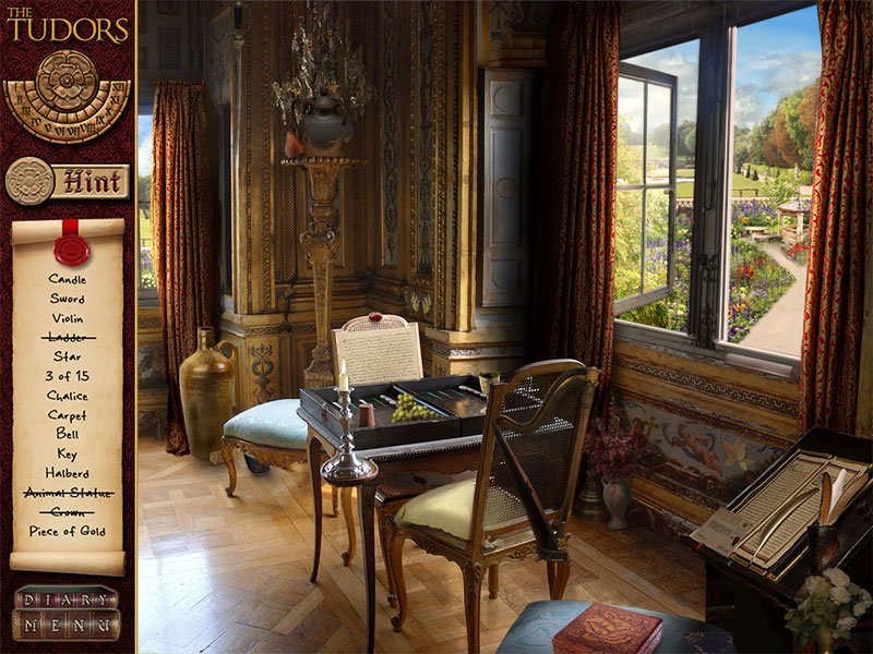 The Tudors: Hidden Object Adventure — скриншот 1
