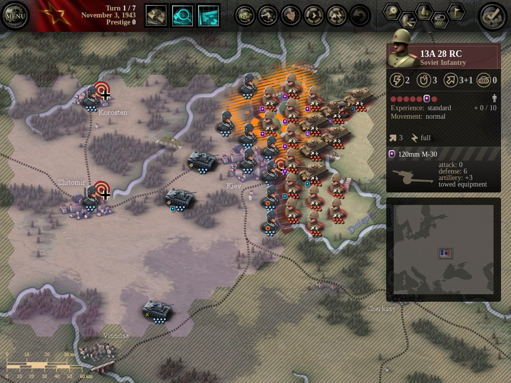 Unity of Command: Red Turn — скриншот 1