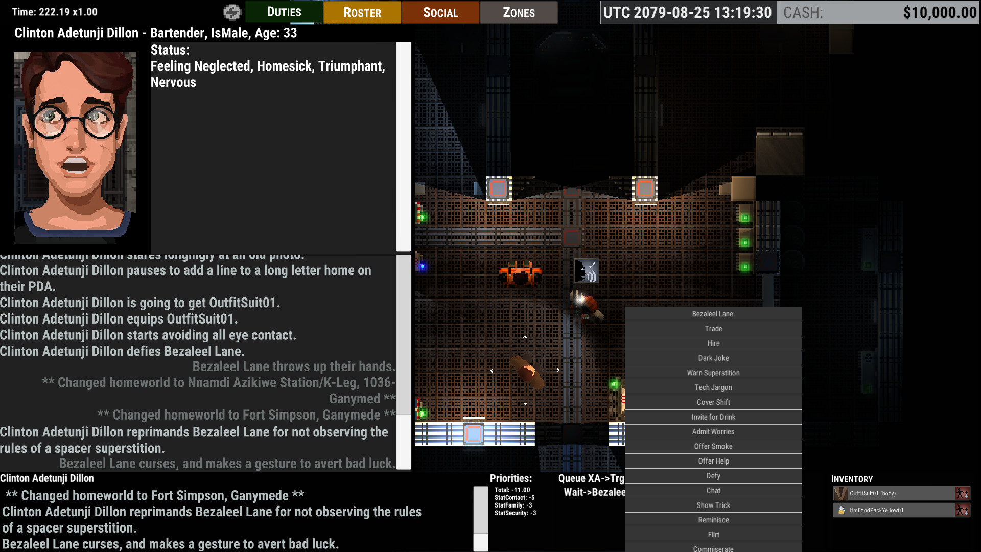 Ostranauts — скриншот 3