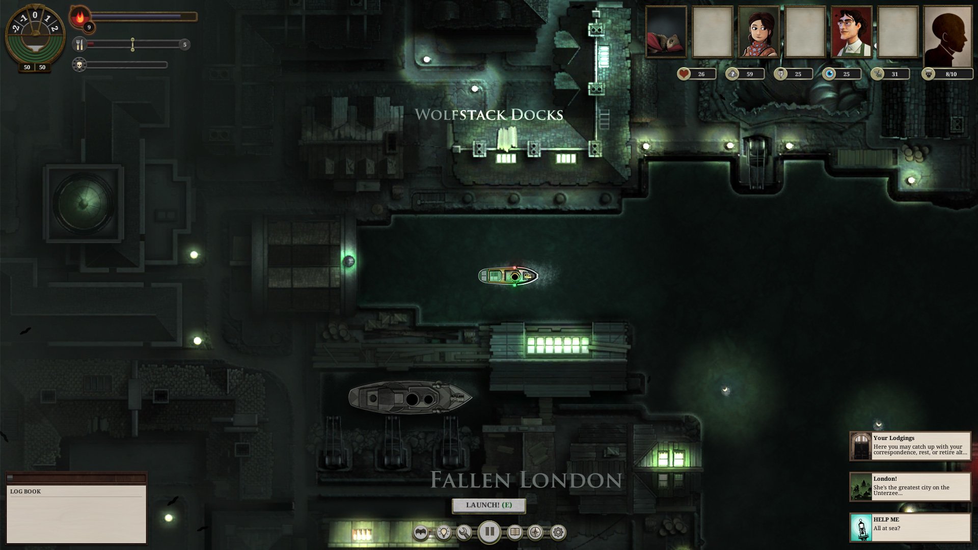 Sunless Sea — скриншот 6