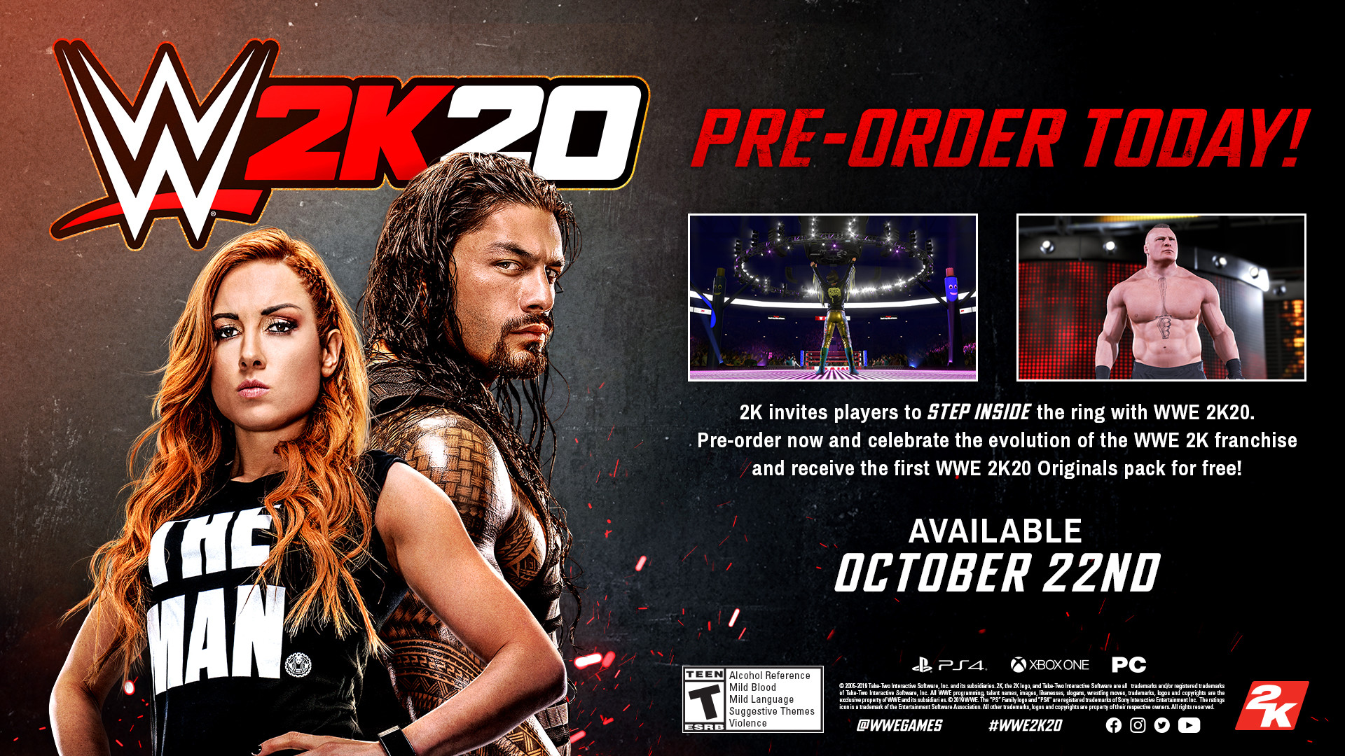 WWE 2K20 – обзоры и оценки, описание, даты выхода DLC, официальный сайт игры