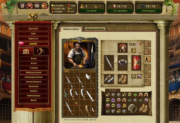 Gladiatus — скриншот 6