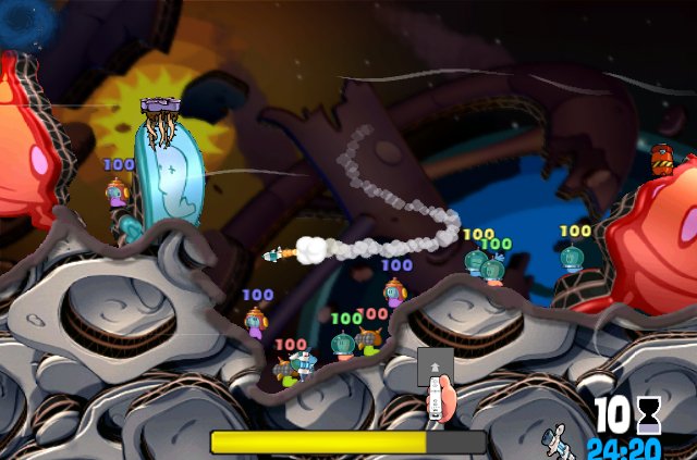 Worms: A Space Oddity — скриншот 3