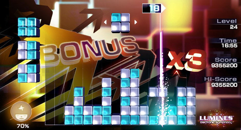 Lumines: Electronic Symphony — скриншот 2