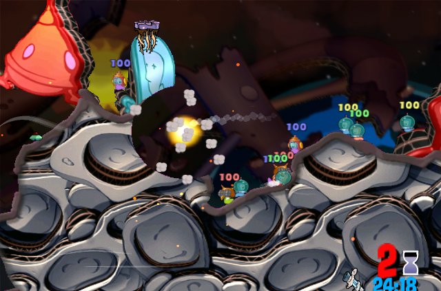 Worms: A Space Oddity — скриншот 8