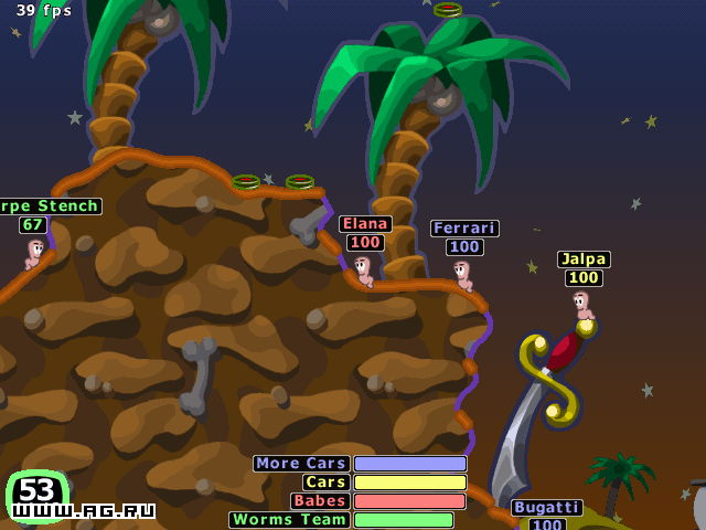 Worms 2 — скриншот 1