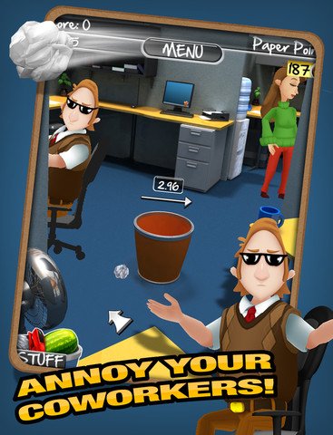 Paper Toss 2.0 — скриншот 2