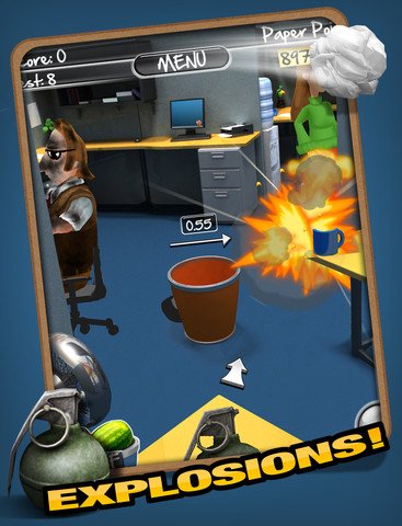 Paper Toss 2.0 — скриншот 5