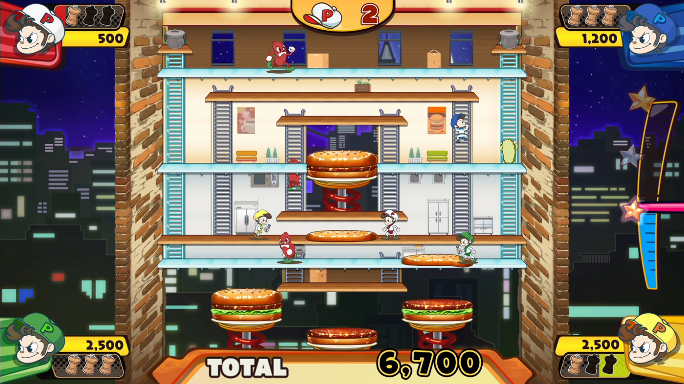 BurgerTime Party! — скриншот 2
