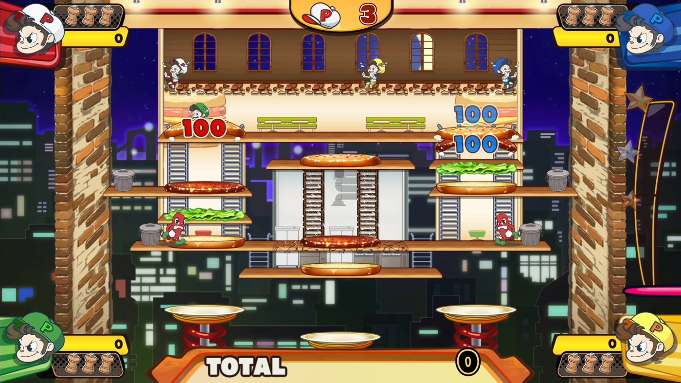 BurgerTime Party! — скриншот 3