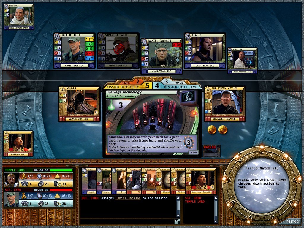 Stargate Online Trading Card Game — скриншот 7