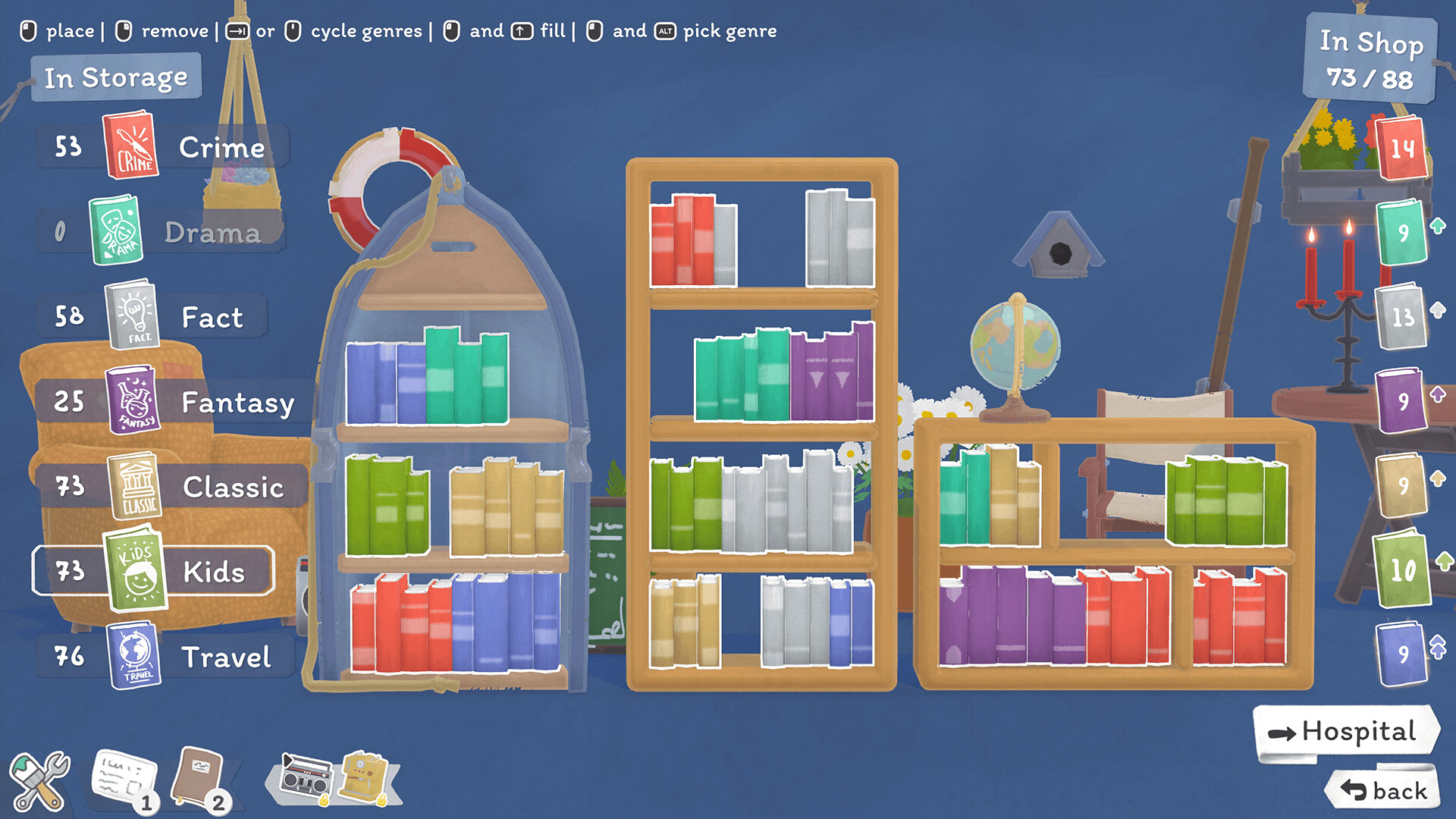 Tiny Bookshop — скриншот 1