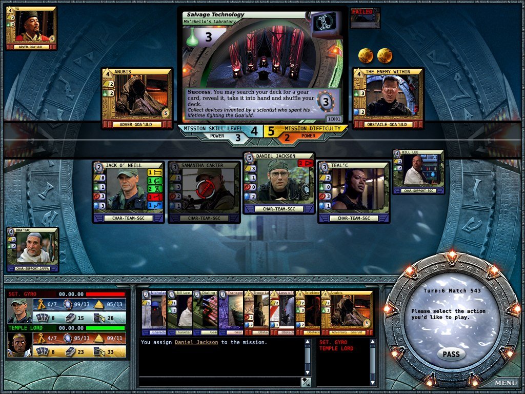 Stargate Online Trading Card Game — скриншот 6
