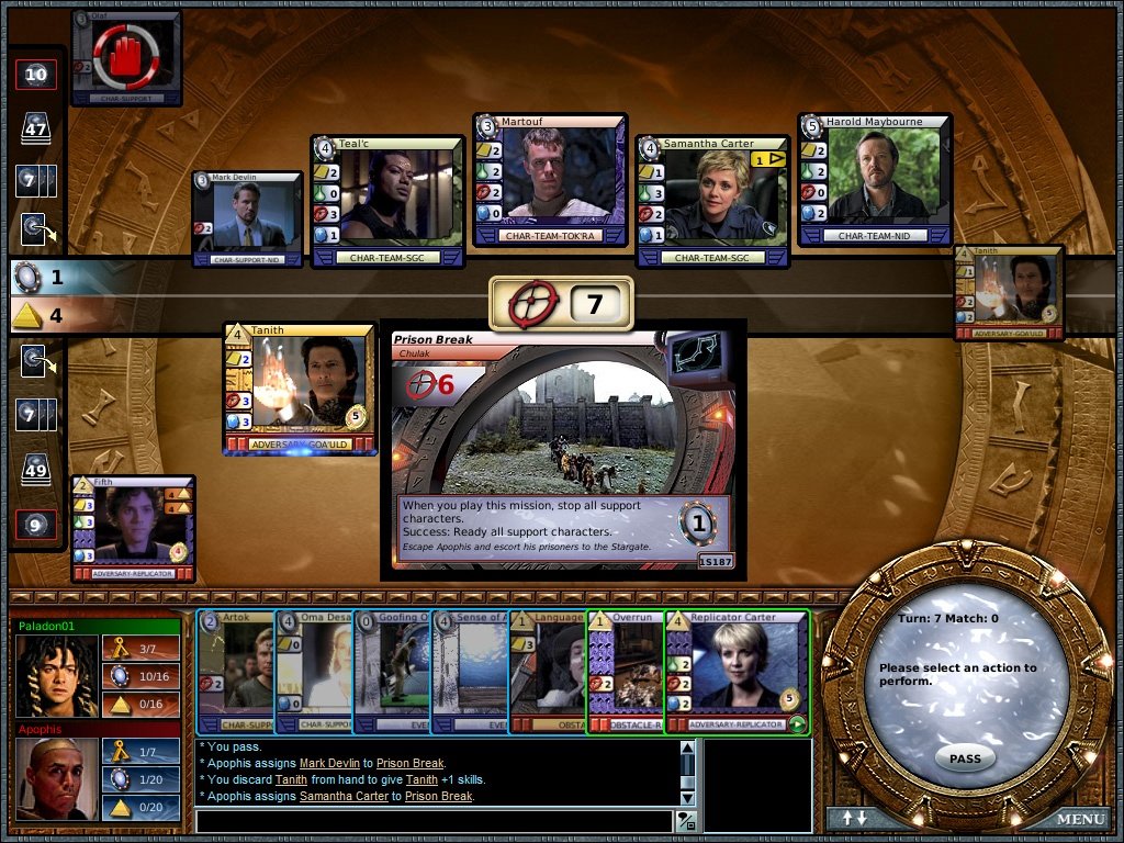 Stargate Online Trading Card Game — скриншот 5