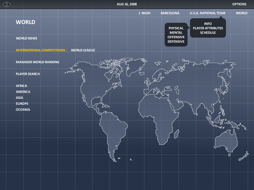 World Basketball Manager 2009 — скриншот 1