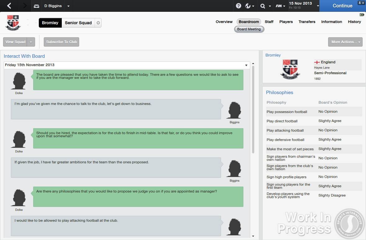 Football Manager 2014 — скриншот 7