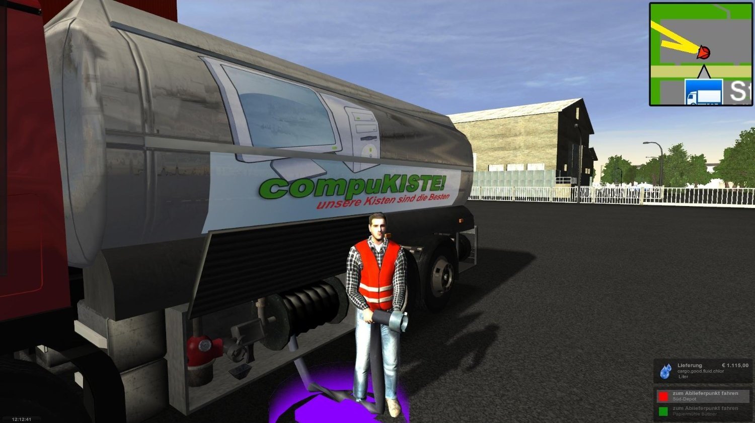 Tanker Truck Simulator 2011 — скриншот 1