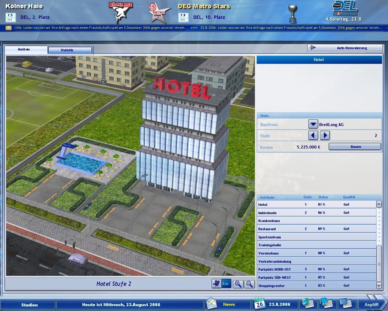 Heimspiel: Eishockeymanager 2007 - кадр 1