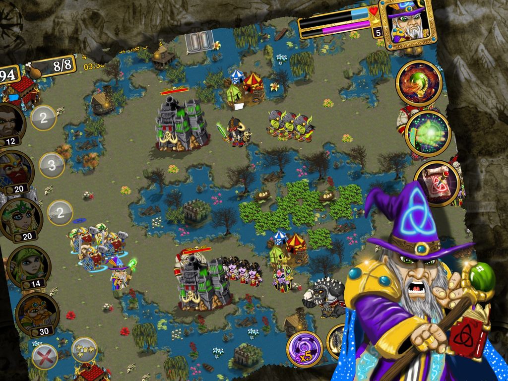 Warlords RTS — скриншот 1