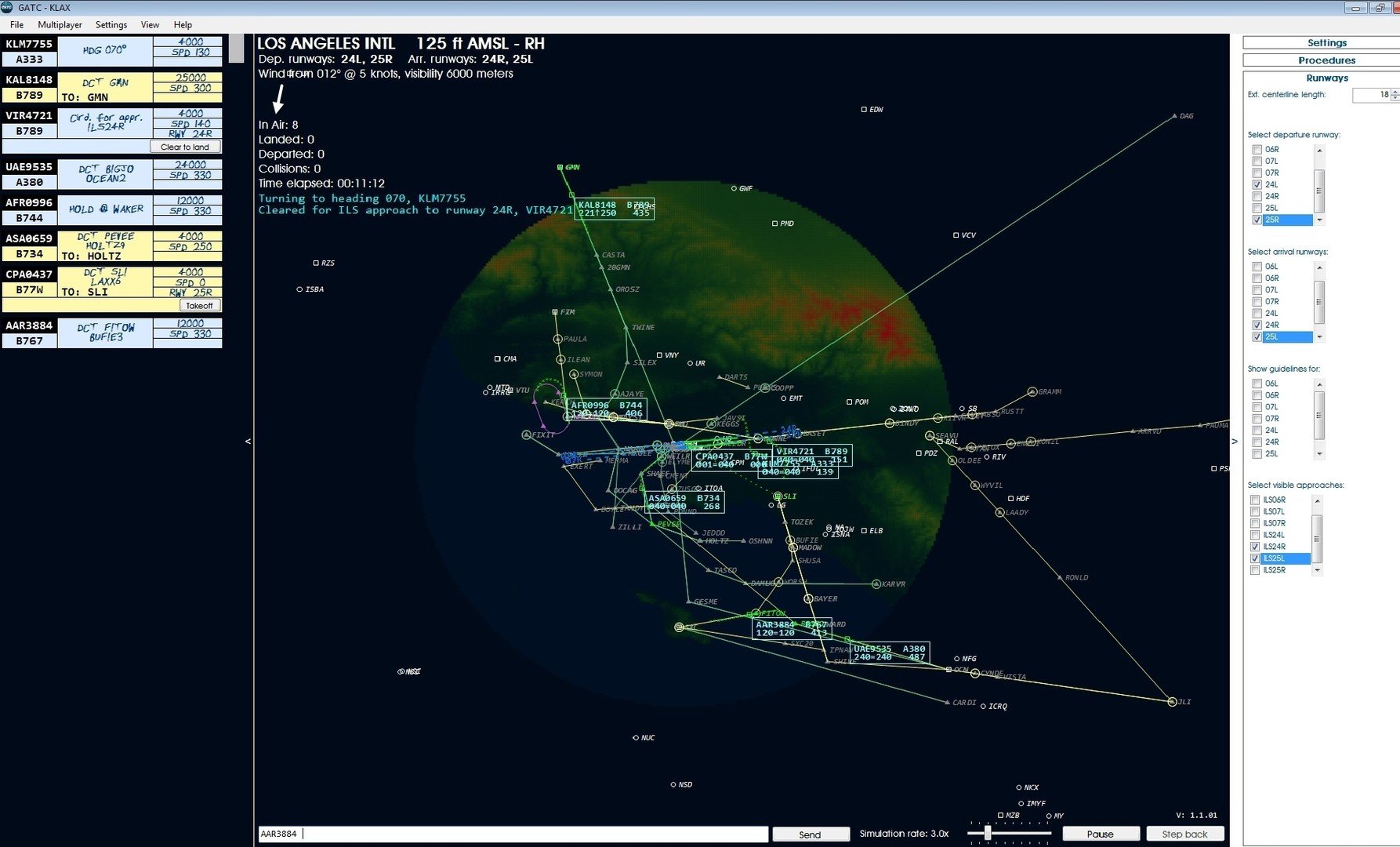 Global ATC Simulator — скриншот 1