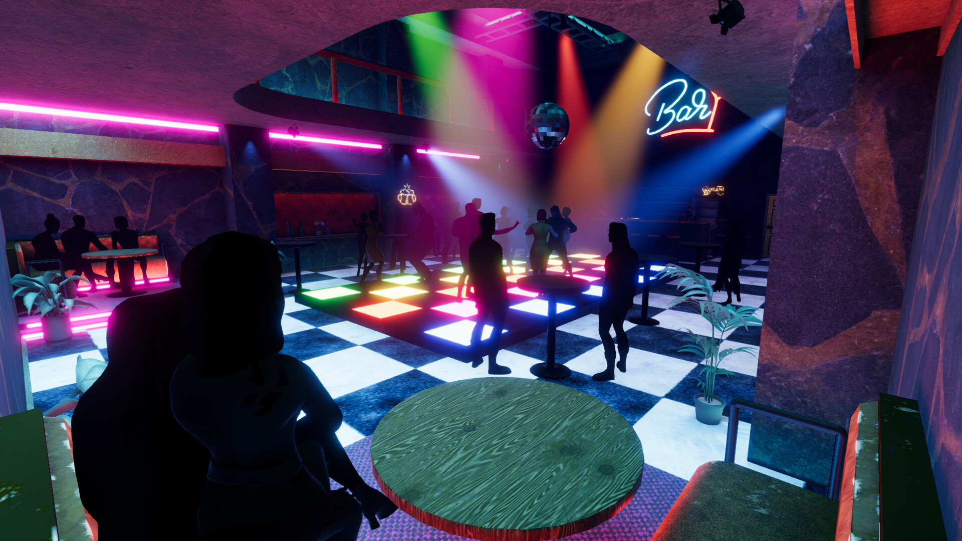 Under the Disco Lights - 80's Bar Simulator — скриншот 4