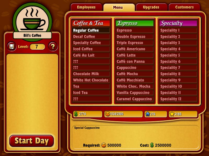 Coffee Tycoon — скриншот 5