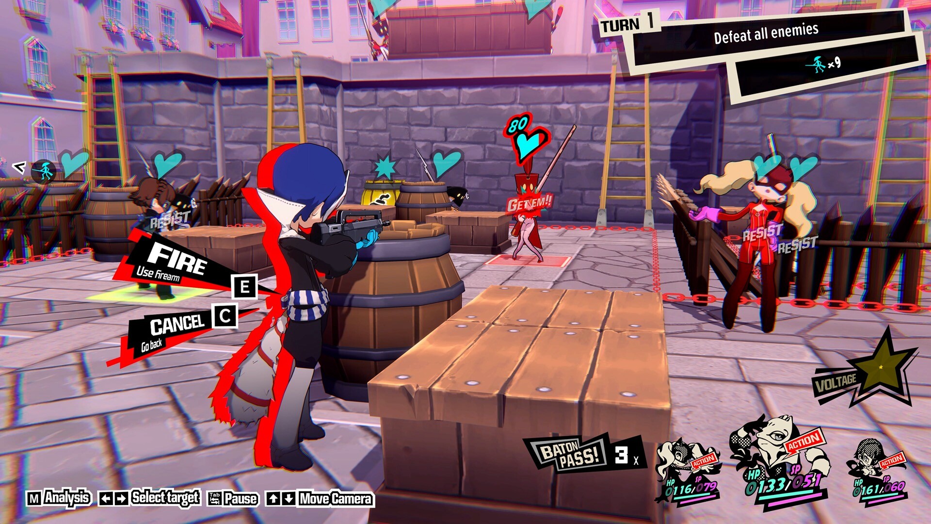 Persona 5 Tactica — скриншот 5