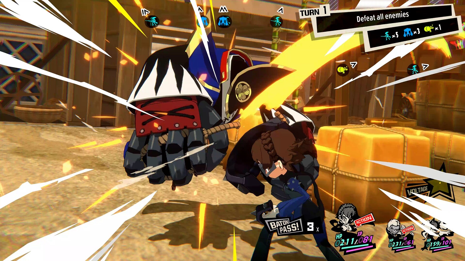Persona 5 Tactica — скриншот 6