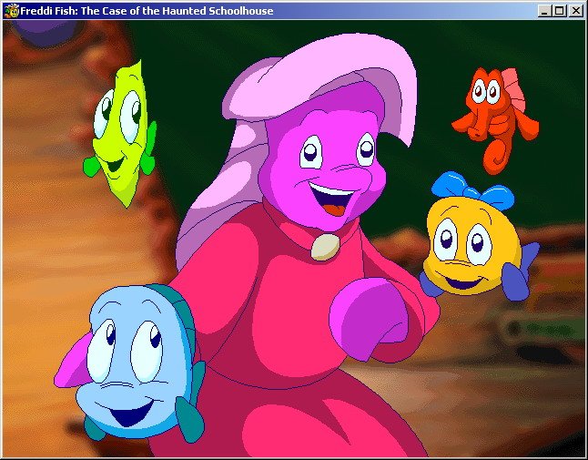 Freddi Fish 2: The Case of the Haunted Schoolhouse — скриншот 2