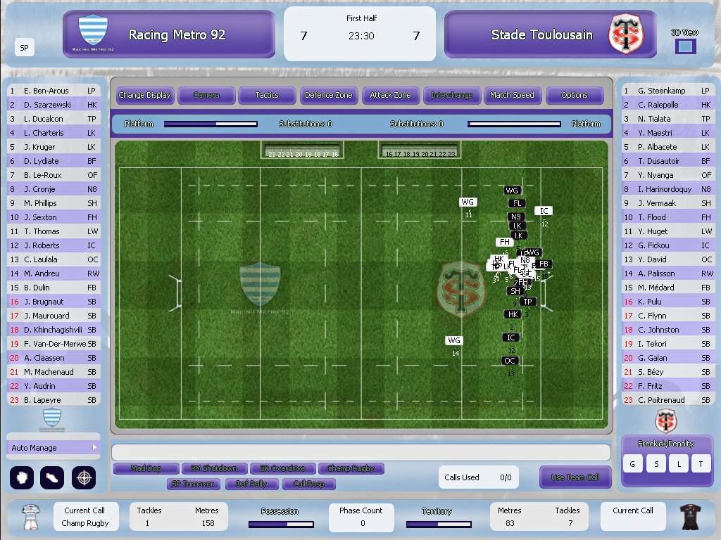 Rugby Union Team Manager 2015 — скриншот 3