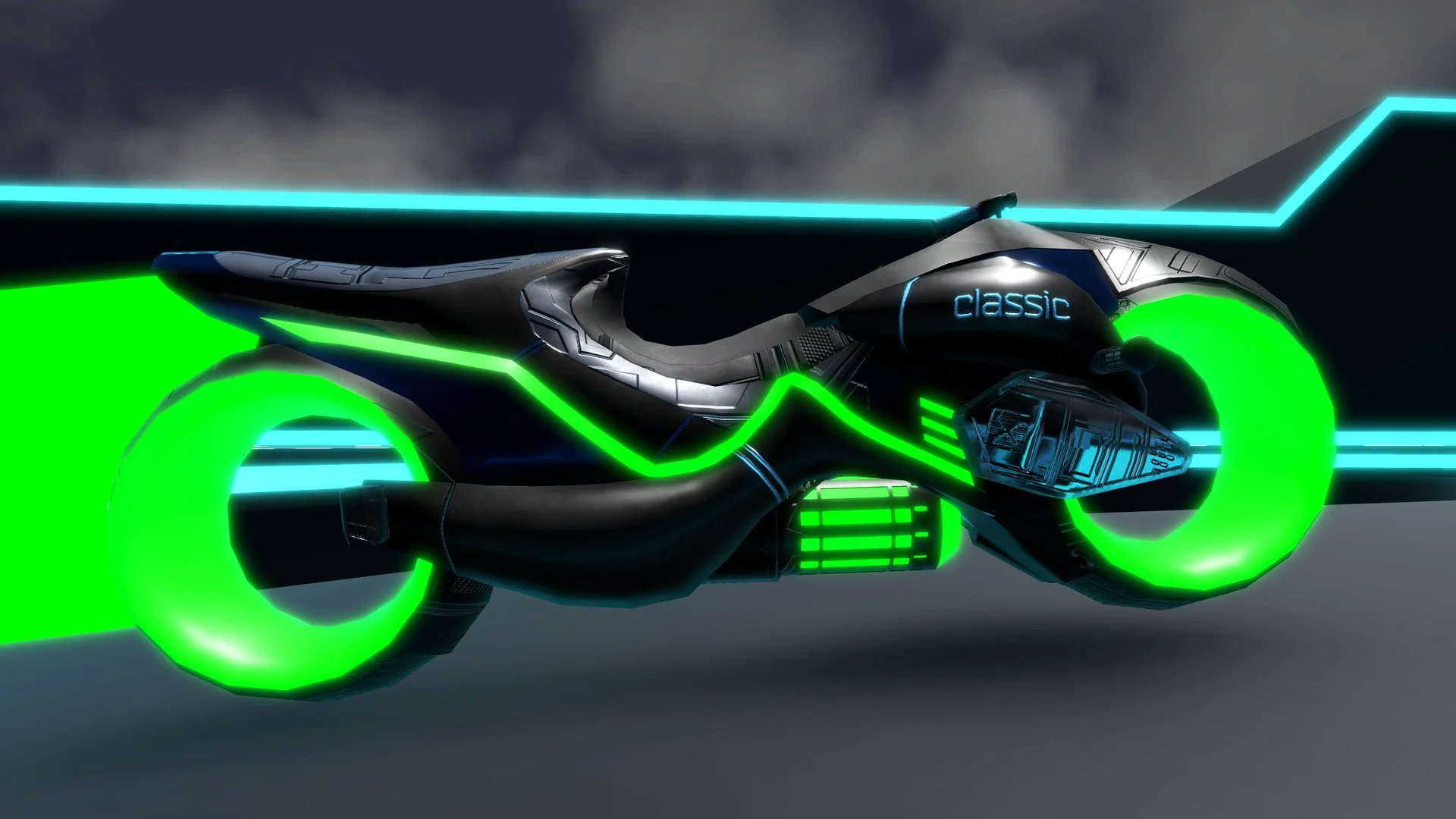 Qbike: Cyberpunk Motorcycles - кадр 5