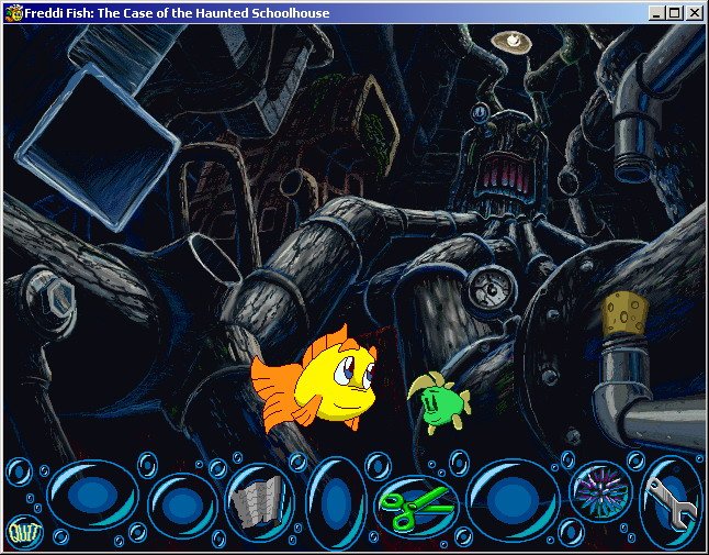 Freddi Fish 2: The Case of the Haunted Schoolhouse — скриншот 3