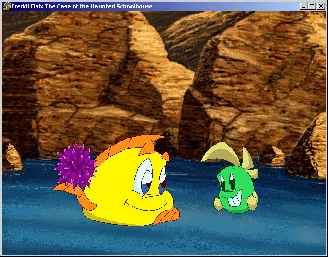 Freddi Fish 2: The Case of the Haunted Schoolhouse — скриншот 8