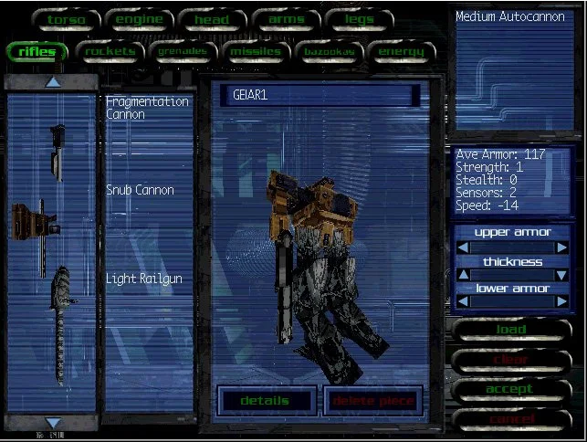Heavy Gear - кадр 10