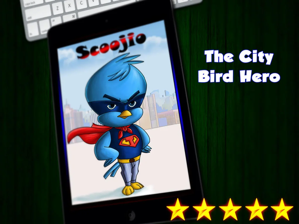 Скриншоты игры Scoojio - The City Bird Hero by Flappy Fun Games – фото и  картинки в хорошем качестве